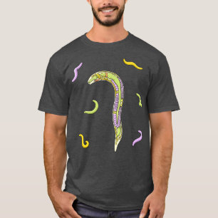 T-shirt Illustration de l'anatomie du nématode C elegans