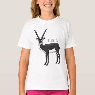 T-shirt Illustration de l'antilope Blackbuck