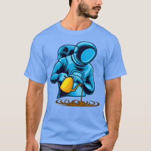 T-shirt Illustration de l'astronaute Coffee Barista