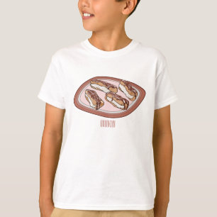 T-shirt Illustration de l'éclair de chocolat