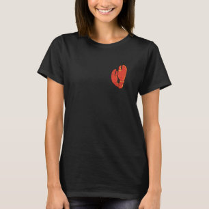 T-shirt Illustration de l'écrevisse de homard marine du Ma