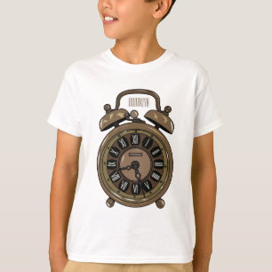 T-shirt Illustration de l'horloge d'alarme