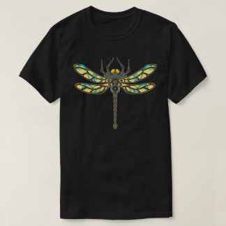 T-shirt Illustration de libellule en cuivre
