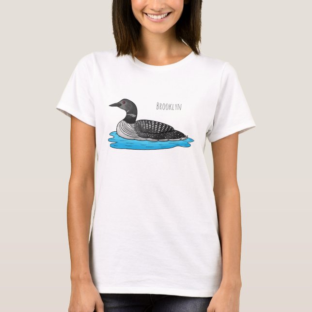 T-shirt Illustration de Loon bird (Devant)
