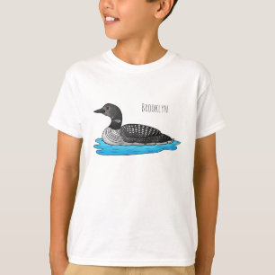 T-shirt Illustration de Loon bird