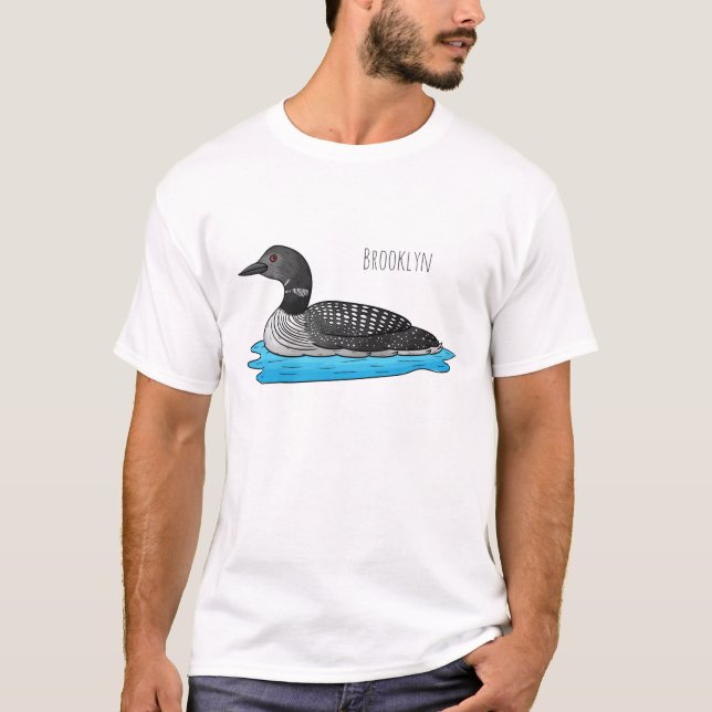 T-shirt Illustration de Loon bird (Devant)