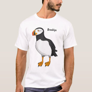 T-shirt Illustration de macareux de l'Atlantique