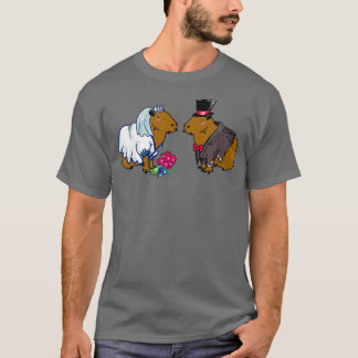 T-shirt Illustration de Mariage de mariée et de chambre Ca