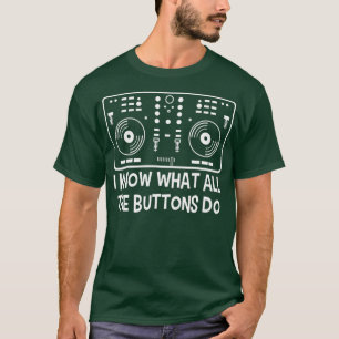 T-shirt Illustration de mixer minimal de la musique DJ coo