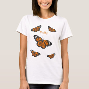 T-shirt Illustration de papillon monarque