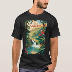 T-shirt Illustration de perroquet du Costa Rica Art de voy