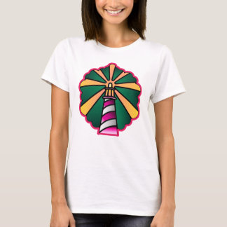 T-shirt Illustration de phare traditionnel