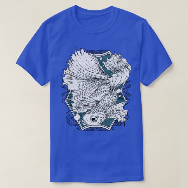 T-shirt Illustration de poisson bêta (Design devant)