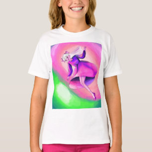 T-shirt Illustration de princesse de fantasy rêveuse sur T