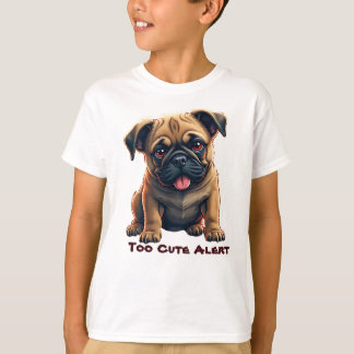 T-shirt Illustration de Pug Adorable