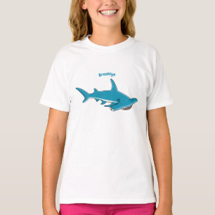 T-shirt Illustration de requin marteau