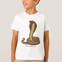 Illustration de serpent à cobra Brown