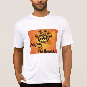 T-shirt Illustration de silhouette de citrouille pour un j