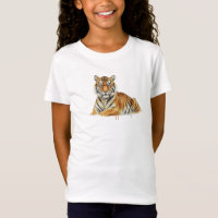 Illustration de tigre à l'aquarelle – Faune majest