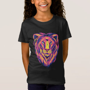 T-Shirt Illustration de visage de lion