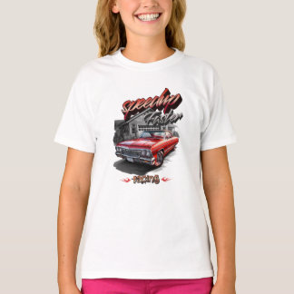 T-shirt illustration de voiture de sport