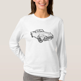T-shirt Illustration de voiture de sport de Triumph Tr4