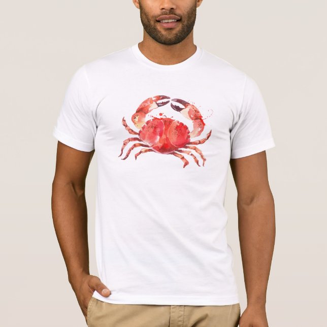 T-shirt Illustration des aquarelles en carton rouge (Devant)