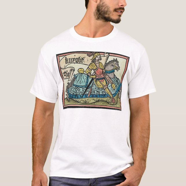 T-shirt Illustration "des contes de Cantorbéry (Devant)