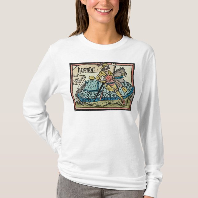 T-shirt Illustration "des contes de Cantorbéry (Devant)