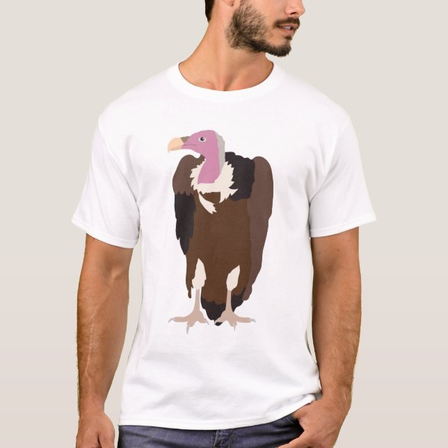T-shirt Illustration des oiseaux vautours (Devant)