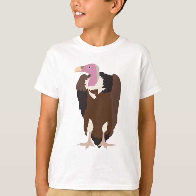 T-shirt Illustration des oiseaux vautours (Devant)