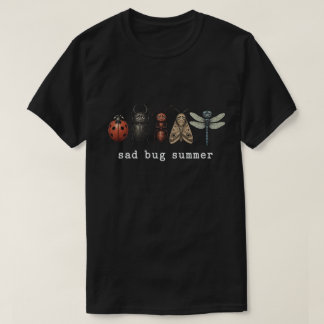 T-shirt Illustration d'insecte vintage d'été de bug mélanc