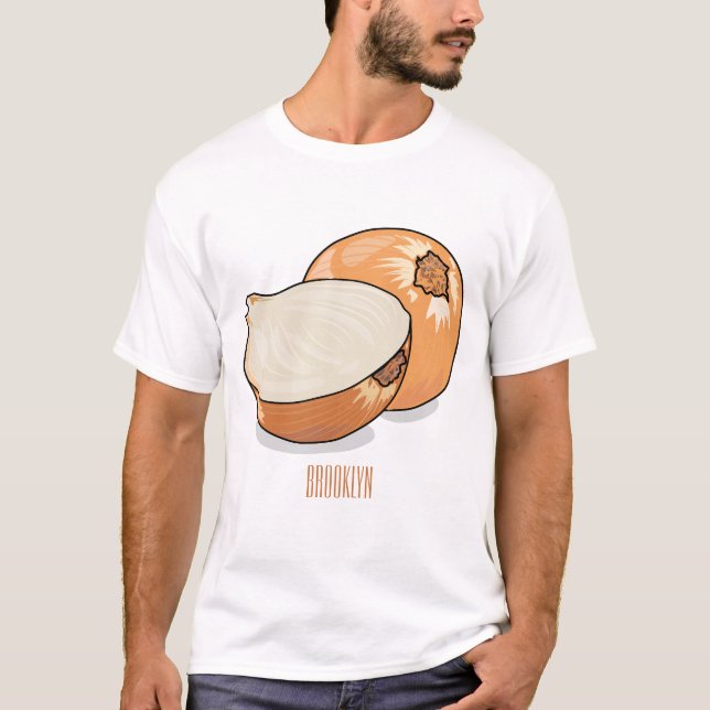 T-shirt Illustration d'oignon (Devant)