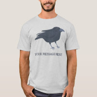 Illustration d'oiseaux de Corneille Noire personna