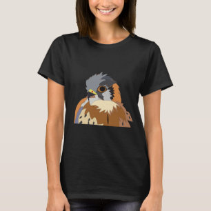 T-shirt Illustration d'oiseaux de faucon