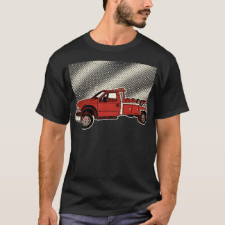 T-shirt Illustration du camion-remorque