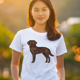 T-shirt Illustration du chien mignon de l'extracteur de ch