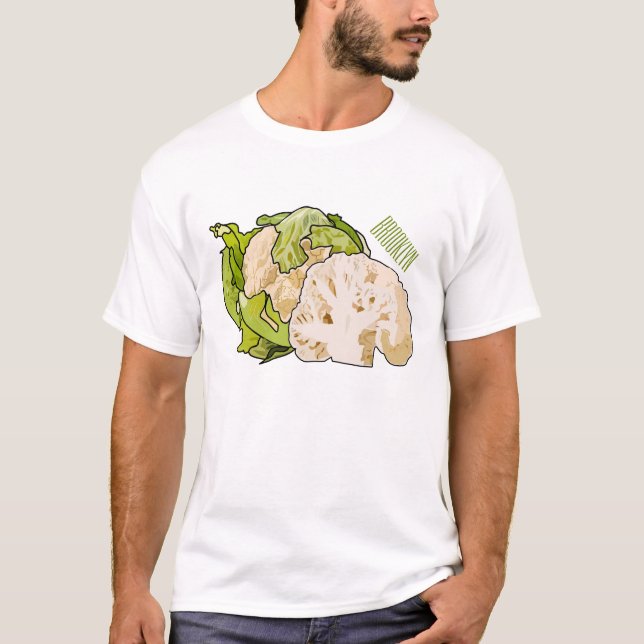 T-shirt Illustration du chou-fleur (Devant)