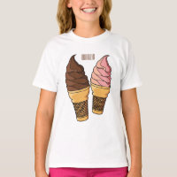 Illustration du cône de crème glacée