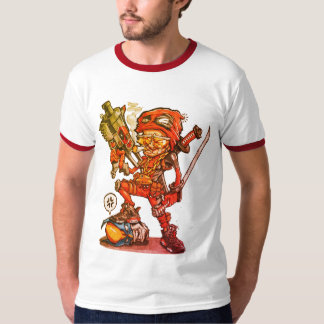 T-shirt Illustration du dessin animé Ninja