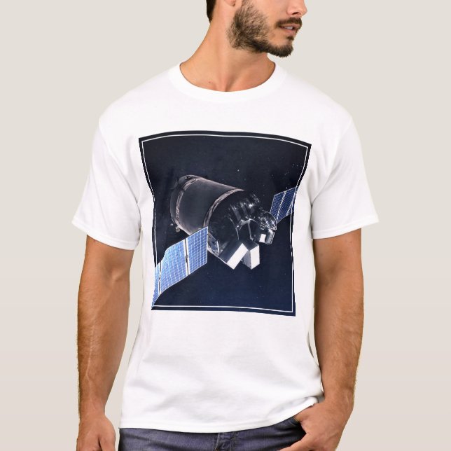 T-shirt Illustration Du Dragon Xl Spacecraft. (Devant)