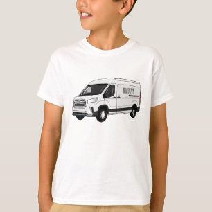 T-shirt Illustration du fourgon de livraison