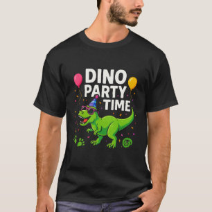 T-shirt Illustration du Fun Dinosaur Party