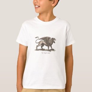T-shirt illustration du griffin Vintage (gryphus greiff).