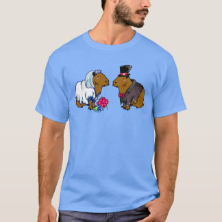 T-shirt Illustration du Mariage de mariée et de mariée de 