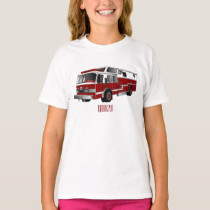 T-shirt Illustration du moteur à incendie
