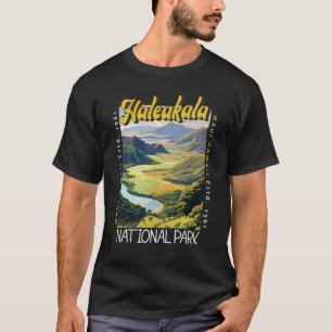T-shirt Illustration du parc national de Haleakala en état