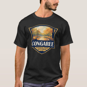 T-shirt Illustration du parc national du Congaree Voyage V