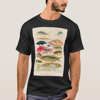 T-shirt Illustration Du Poisson De La Grande Barrière De C
