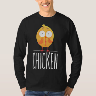 T-shirt Illustration du poulet effrayé